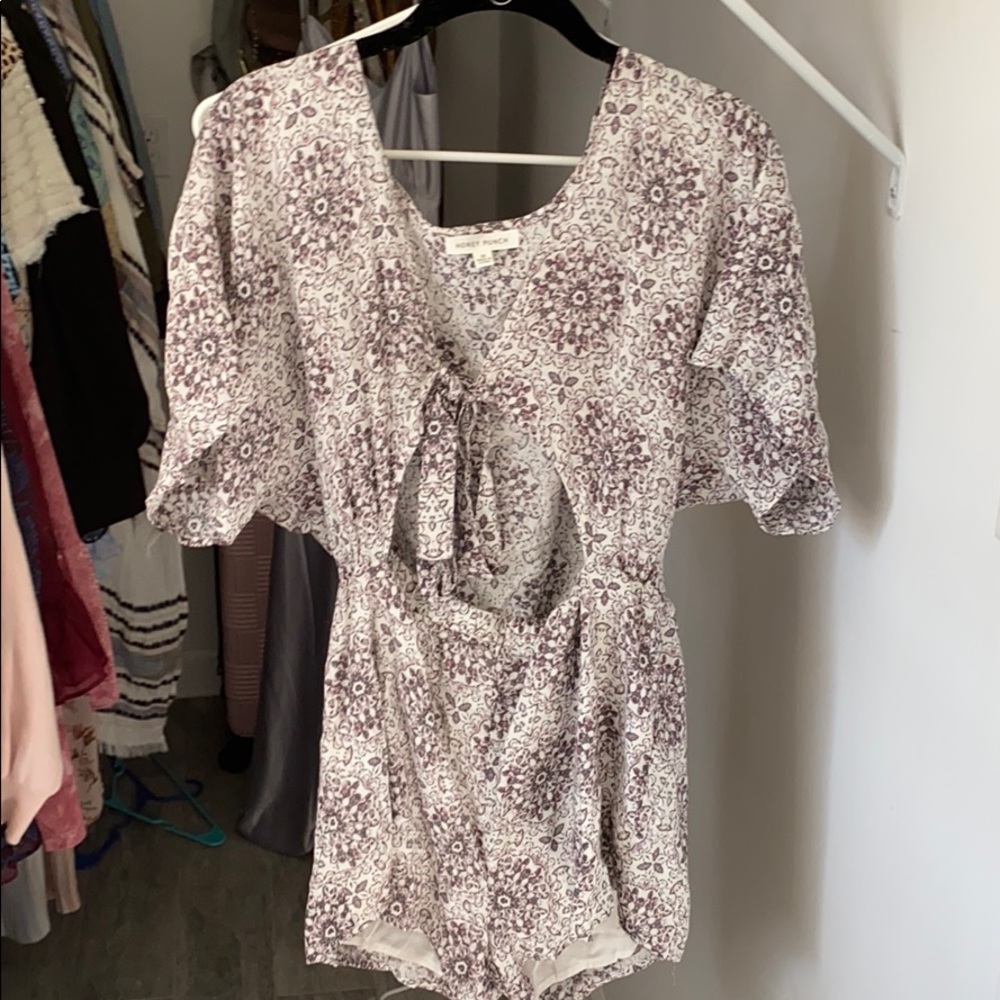Open cut romper